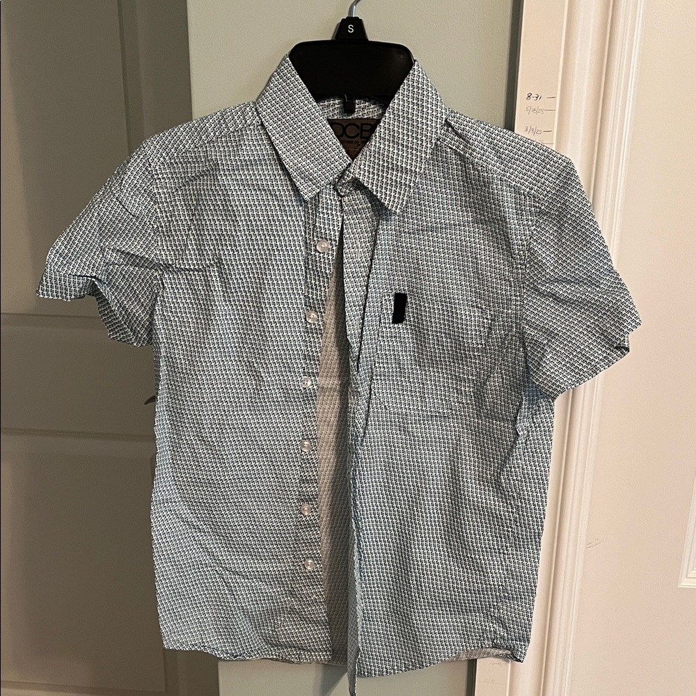 DCBD boys Checkered Short Sleeve Shirt